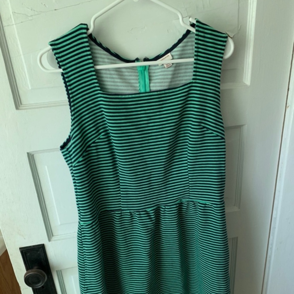 Merona Green-Striped Dress